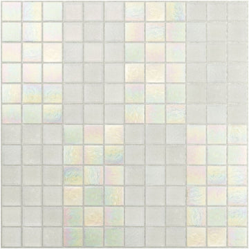 Caspia, 1" x 1" Offset Wide Stripe | Luxury Glass Mosaic Tile