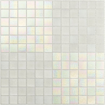Caspia, 1" x 1" Large Checkerboard Pattern | Luxury Glass Mosaic Tile