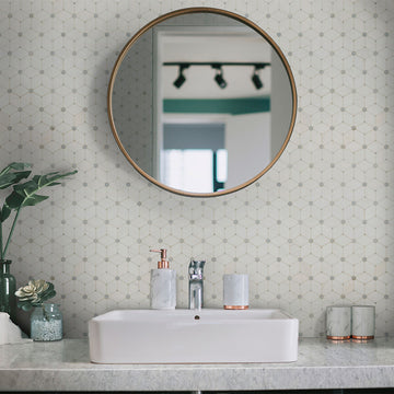 Bianco Dolomite Cecily Grigio | Stone Tile for Kitchen & Bath