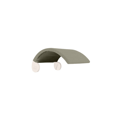 Signature Chair Shade Pool Accessory | Ledge Lounger | Cloud Base with Cadet Grey Shade