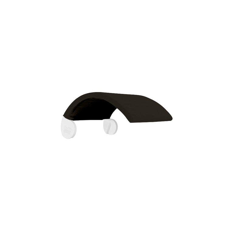 Signature Chair Shade Pool Accessory | Ledge Lounger | White Base with Black Shade