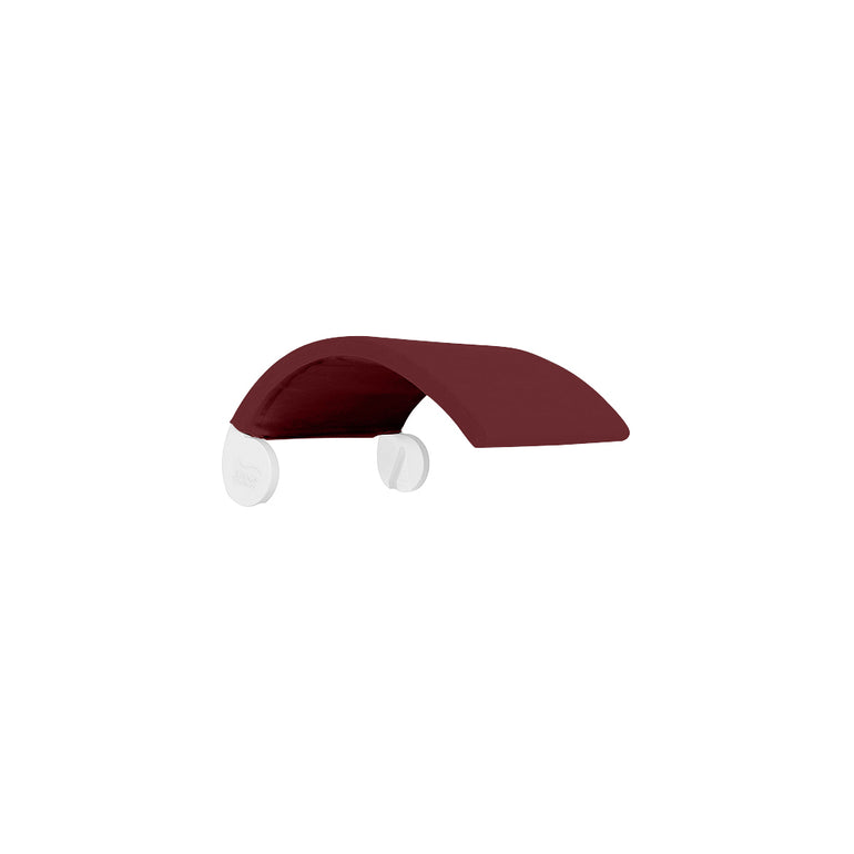 Signature Chair Shade Pool Accessory | Ledge Lounger | White Base with Burgundy Shade
