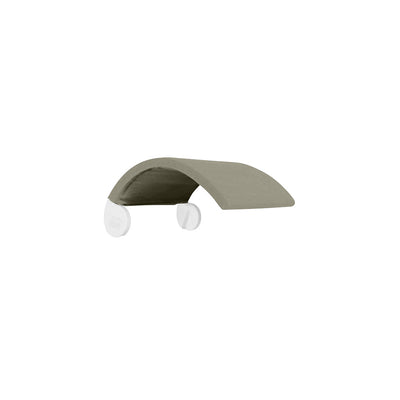 Signature Chair Shade Pool Accessory | Ledge Lounger | White Base with Cadet Grey Shade