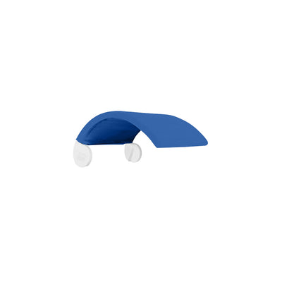 Signature Chair Shade Pool Accessory | Ledge Lounger | White Base with Capri Shade