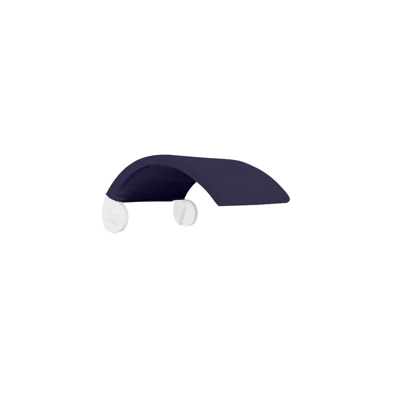 Signature Chair Shade Pool Accessory | Ledge Lounger | White Base with Captain Navy Shade