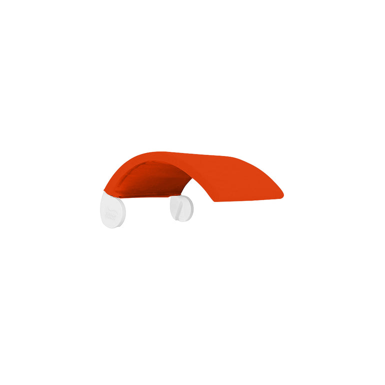 Signature Chair Shade Pool Accessory | Ledge Lounger | White Base with Orange Shade