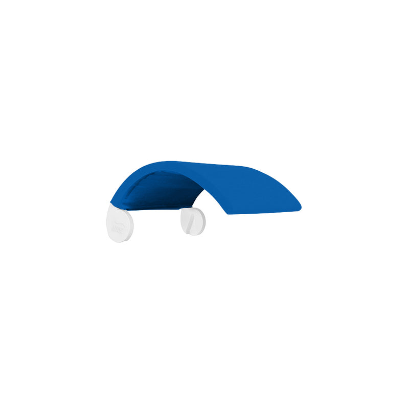 Signature Chair Shade Pool Accessory | Ledge Lounger | White Base with Pacific Blue Shade