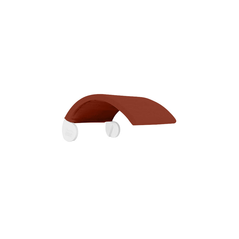 Signature Chair Shade Pool Accessory | Ledge Lounger | White Base with Terracotta Shade