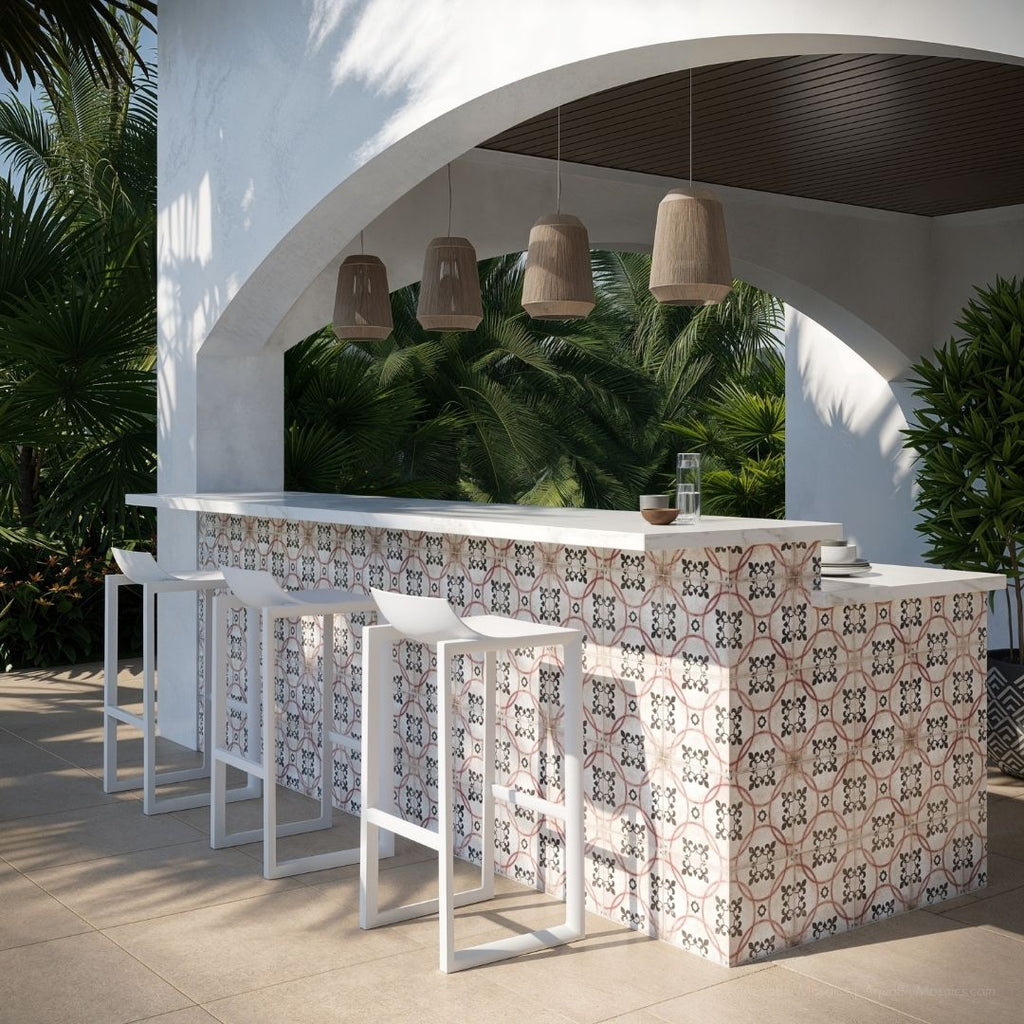 Alhambra, 9" x 9" Porcelain Tile | Anthology Pool & Wall Tile