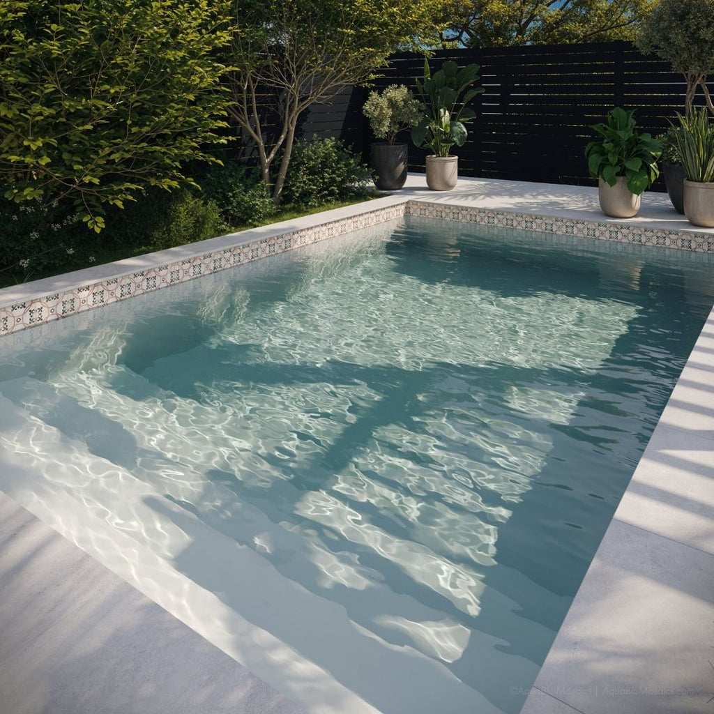 Alhambra, 9" x 9" Porcelain Tile | Anthology Pool & Wall Tile