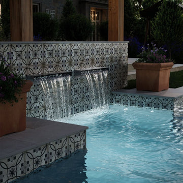 Toledo, 9" x 9" Porcelain Tile | Anthology Pool & Wall Tile