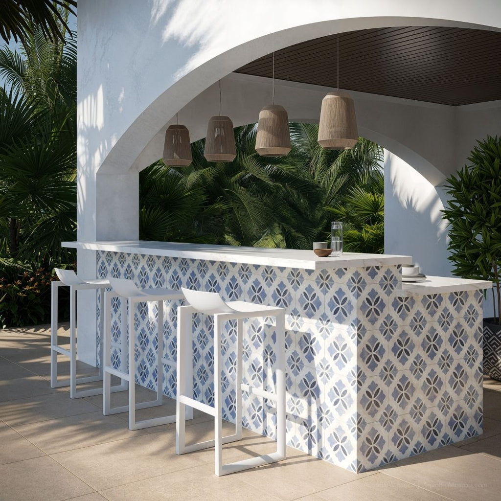 Valencia, 9" x 9" Porcelain Tile | Anthology Pool & Wall Tile