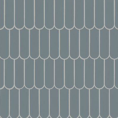 Cielo Azul Scallop Porcelain Tile | Bathroom & Kitchen Tile