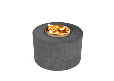 Classic Cylinder Concrete Table Top Fire Pit