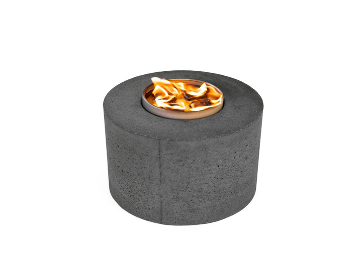 Classic Cylinder Concrete Table Top Fire Pit