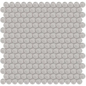 Cloud, Penny Round Mosaic | ANAELEMPNRDCLOUD | Glass Tile