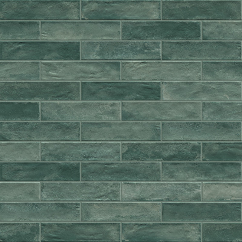 Coastline Forest, 3" x 12" Porcelain Tile | Pool Waterline Tile