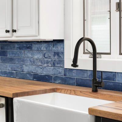 Coastline Ocean, 3" x 12" Porcelain Tile | Pool Waterline Tile