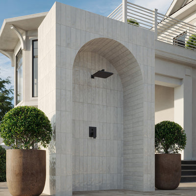 Coastline Moon, 3" x 12" Porcelain Tile | Pool Waterline Tile