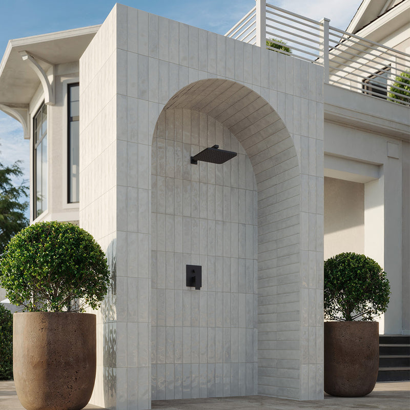 Coastline Moon, 3" x 12" Porcelain Tile | Pool Waterline Tile