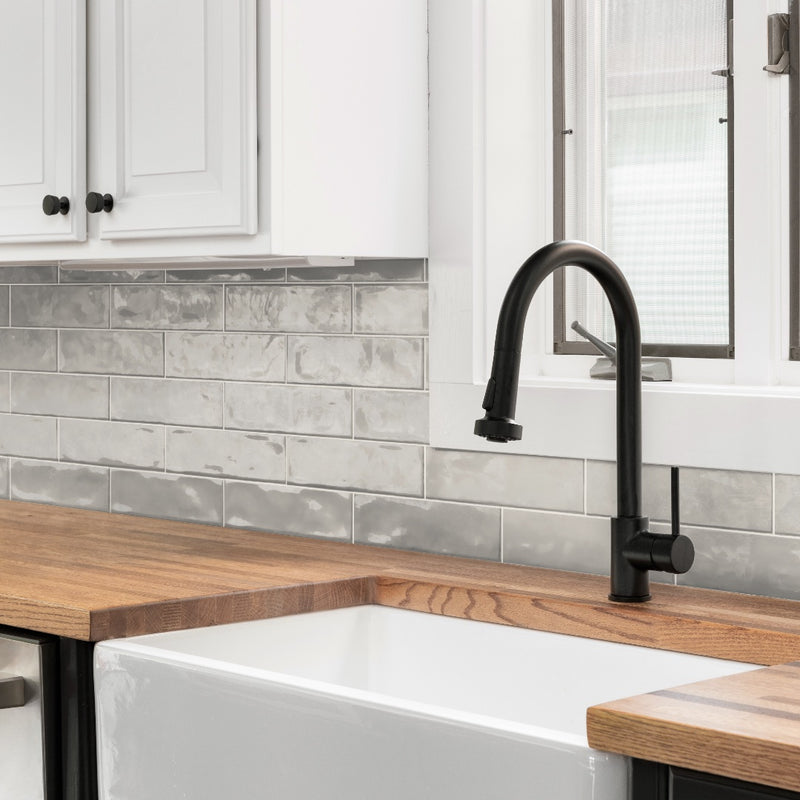 Coastline Moon, 3" x 12" Porcelain Tile | Pool Waterline Tile