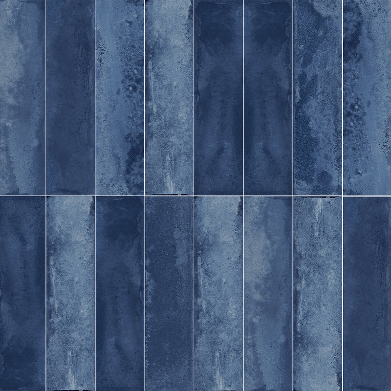 Coastline Ocean, 3" x 12" Porcelain Tile | Pool Waterline Tile