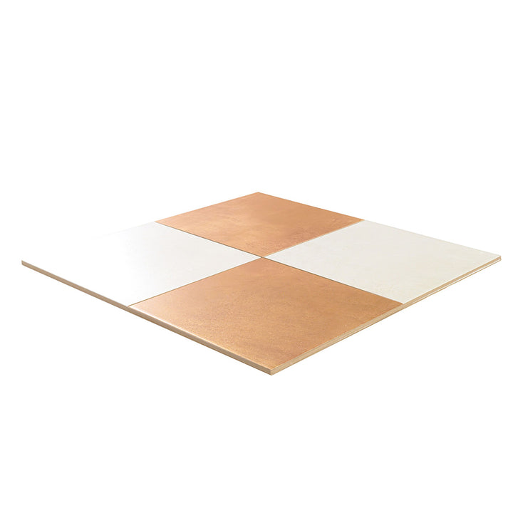 17" x 17" Checkerboard-patterned porcelain tile by MSI