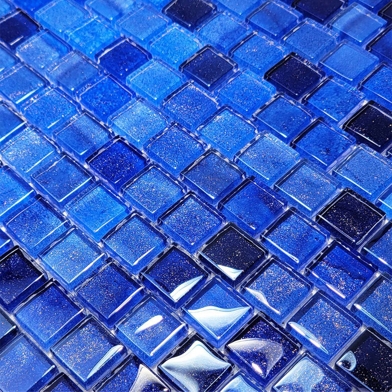 Deep Sea, 1" x 1" Glass Tile | CW811B4 | Artistry in Mosaics