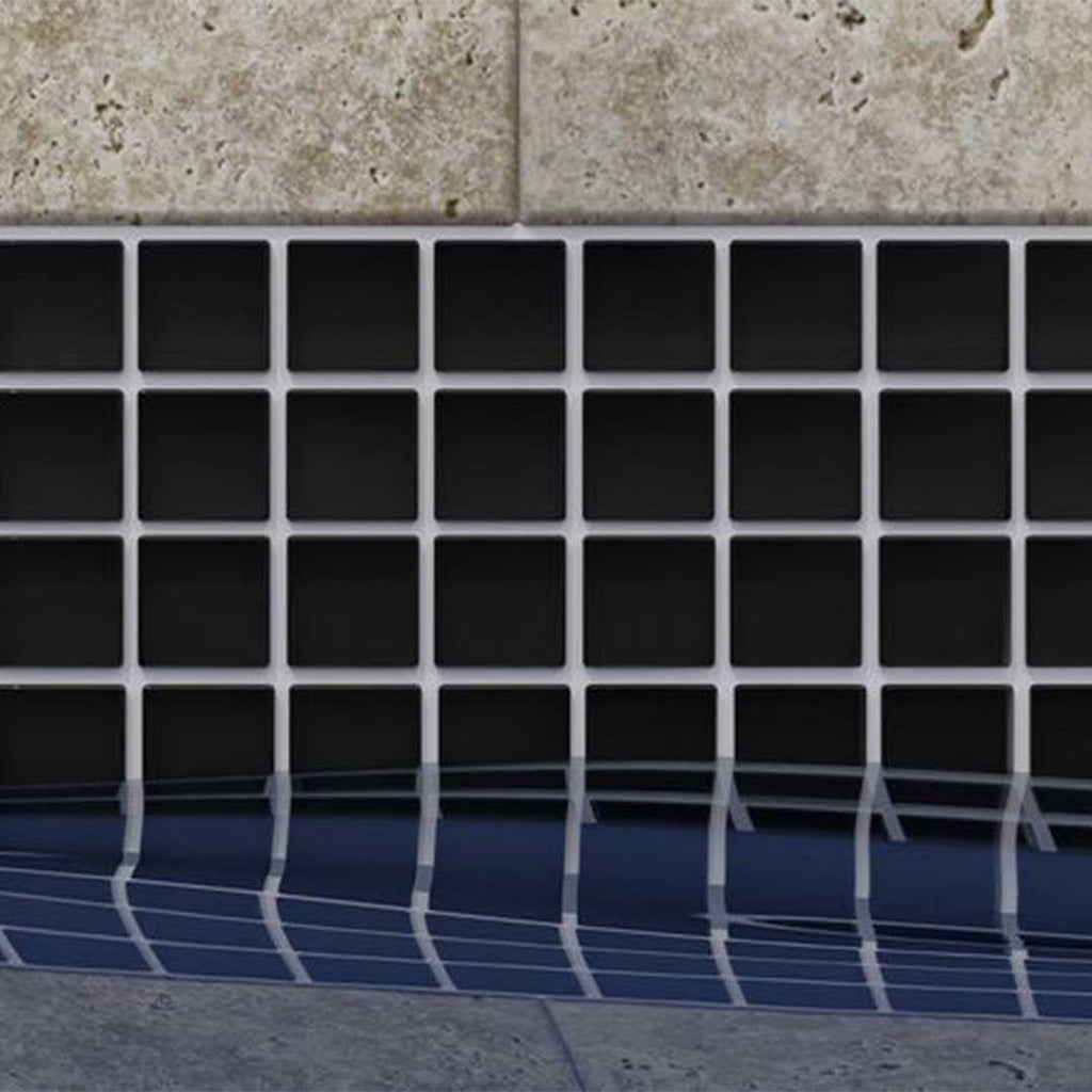 Deep Ocean, 1" x 1" Glass Tile | Anthology Pool & Spa Tile