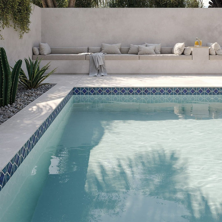POWPLDR534SPT Aquatica Atlantic Green Akron, 6" x 6" - Porcelain Pool Tile