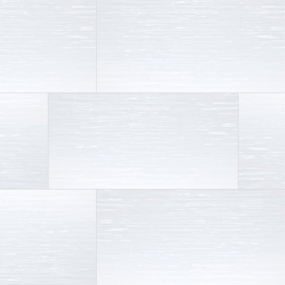 Dymo Stripe White, 12" x 24" Ceramic Tile | Kitchen Backsplash Tile
