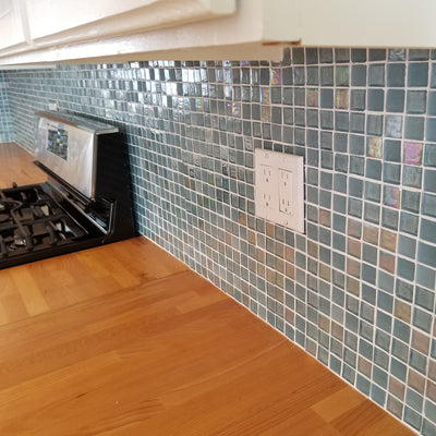 Shark, 1" x 1" Glass Mosaic Tile | E11SHARXXS | American Glass Mosaics