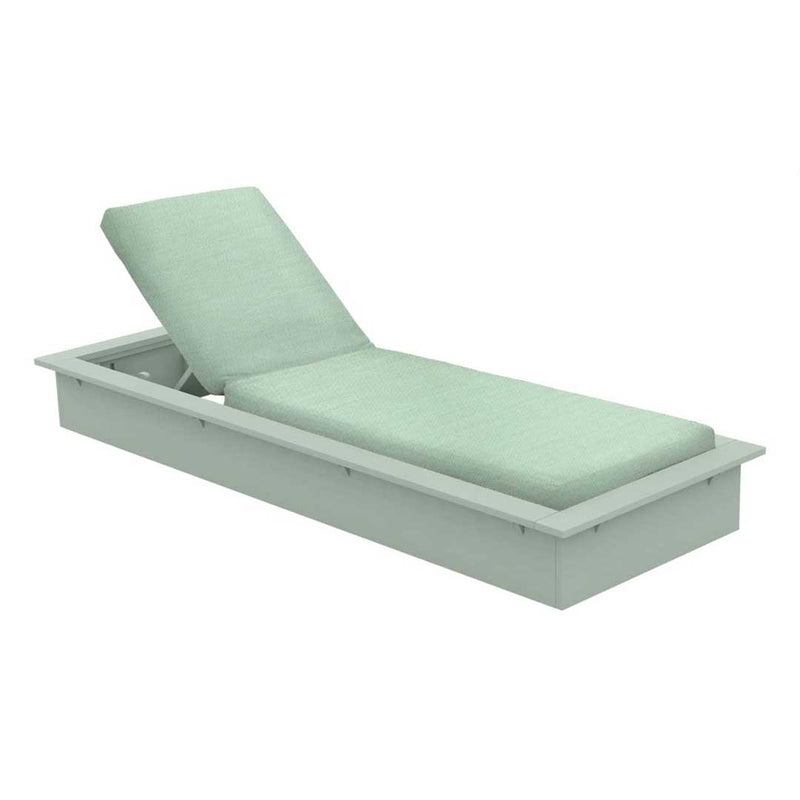 Echo Chaise with Cushion | Patio Loungers by Ledge Lounger