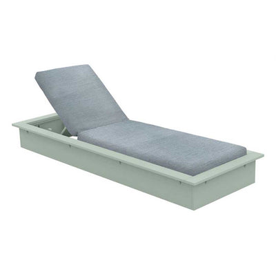 Echo Chaise with Cushion | Patio Loungers by Ledge Lounger