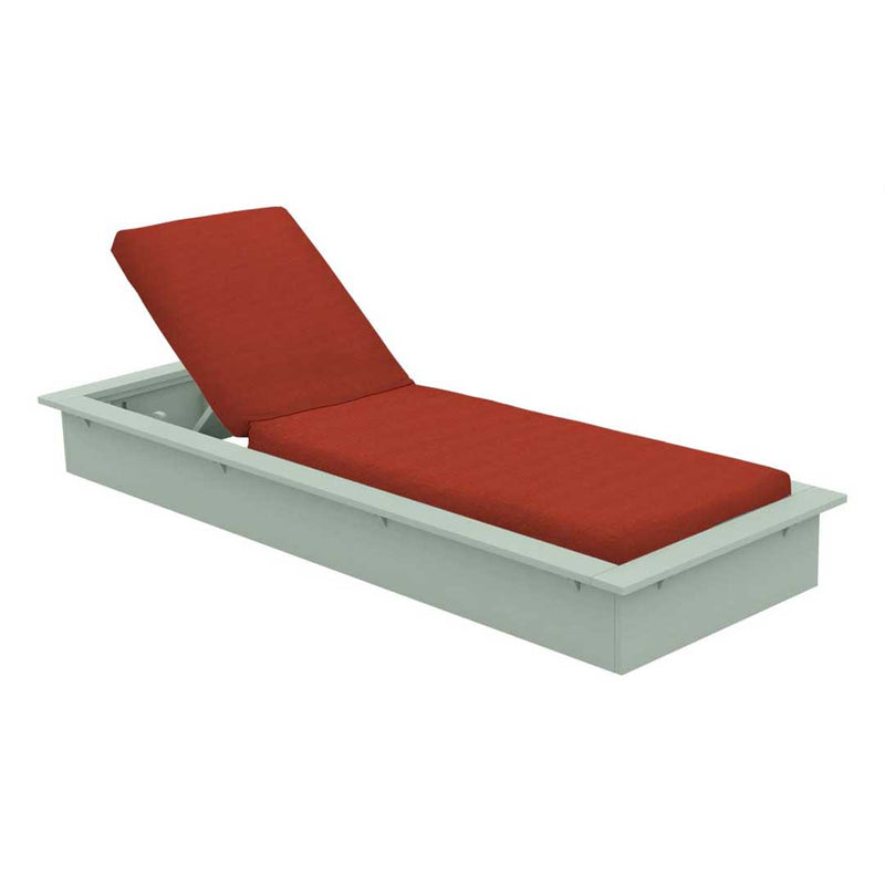 Echo Chaise with Cushion | Patio Loungers by Ledge Lounger