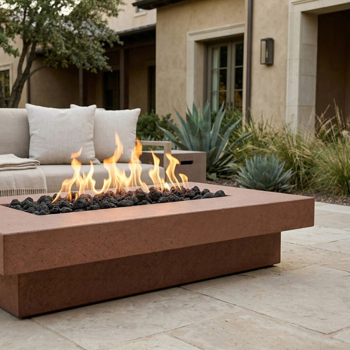 Elevate Fire Table | Outdoor Gas Fire Pit by Prism Hardscapes