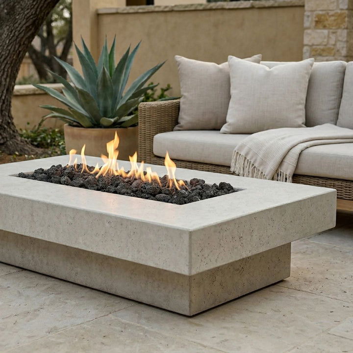 Elevate Fire Table | Outdoor Gas Fire Pit by Prism Hardscapes