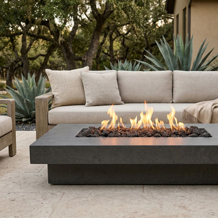 Elevate Fire Table | Outdoor Gas Fire Pit by Prism Hardscapes