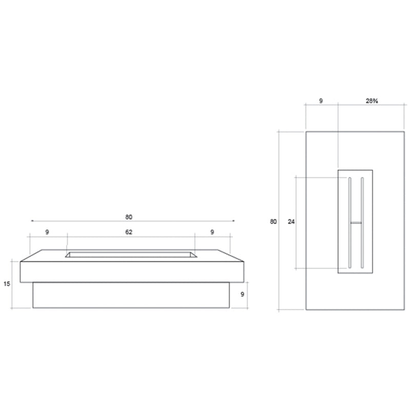 Elevate Fire Table | Outdoor Gas Fire Pit by Prism Hardscapes