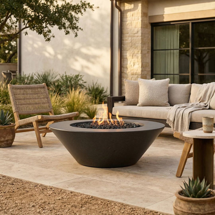 Embarcadero 60 Fire Bowl | Outdoor Fire Pit by Prism Hardscapes