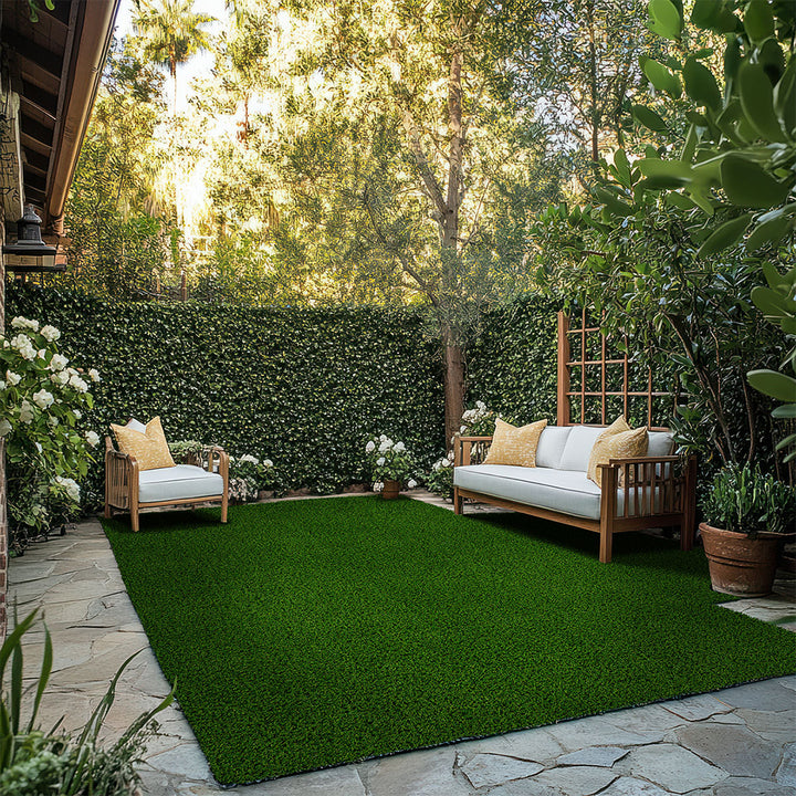 Evergrass Viridian Green Turf 76, 15 Ft Wide | Artificial Grass