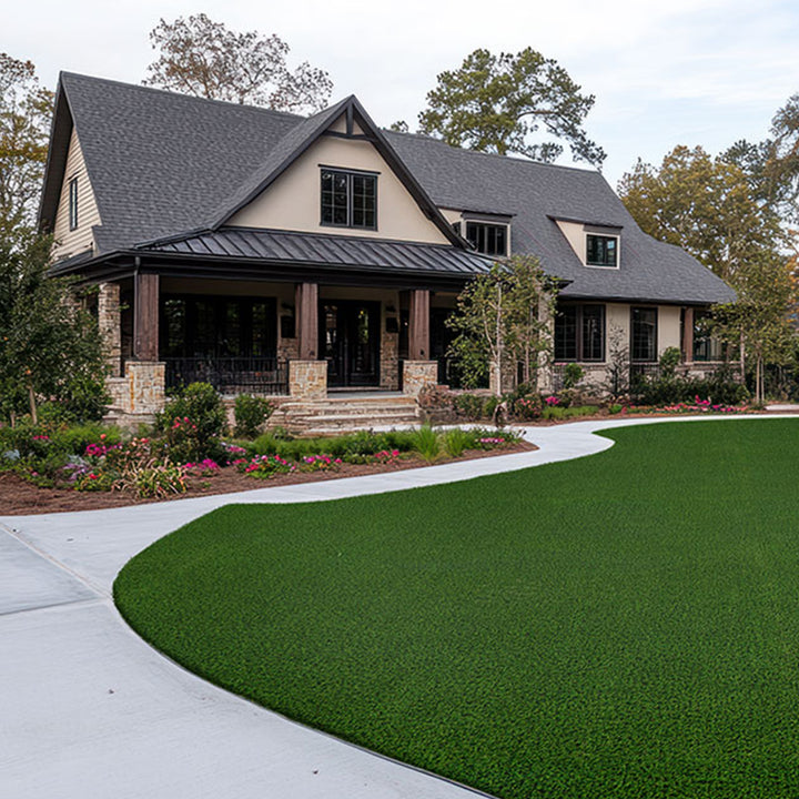 Evergrass Viridian Green Turf 76, 15 Ft Wide | Artificial Grass