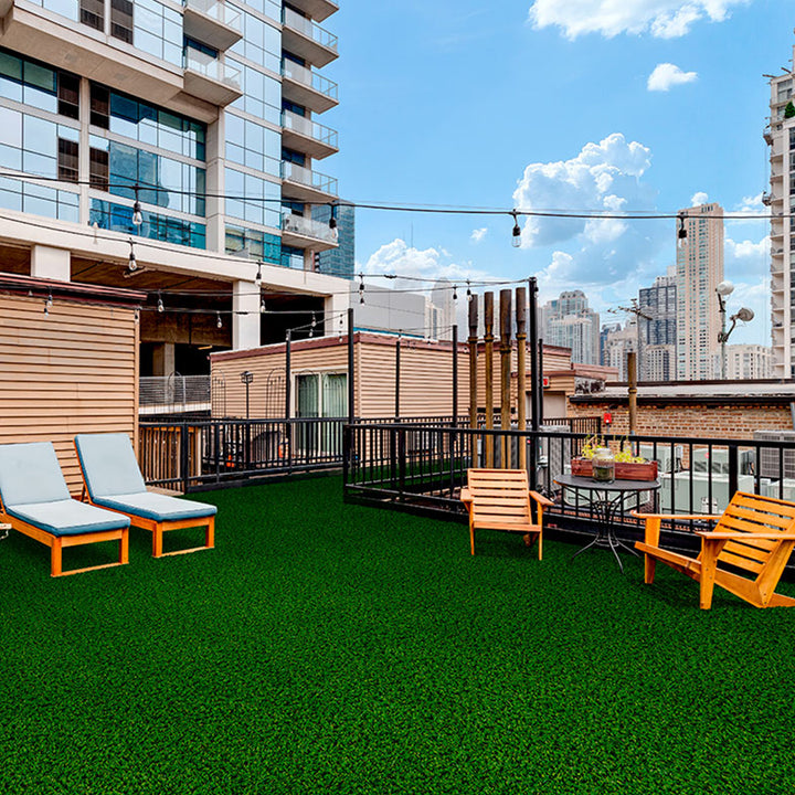 Evergrass Viridian Green Turf 76, 15 Ft Wide | Artificial Grass