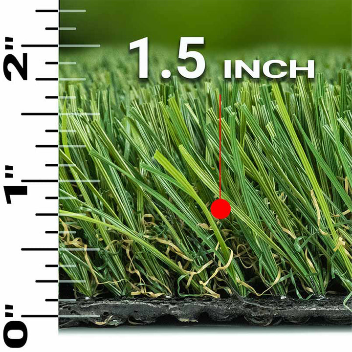 Evergrass Viridian Green Turf 76, 15 Ft Wide | Artificial Grass