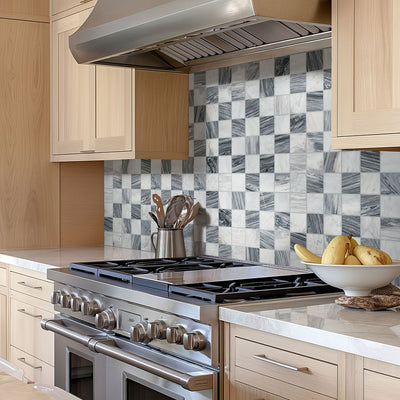 Firenze Blend, 3" x 3" Stone Tile | Kitchen Backsplash & Floor Tile