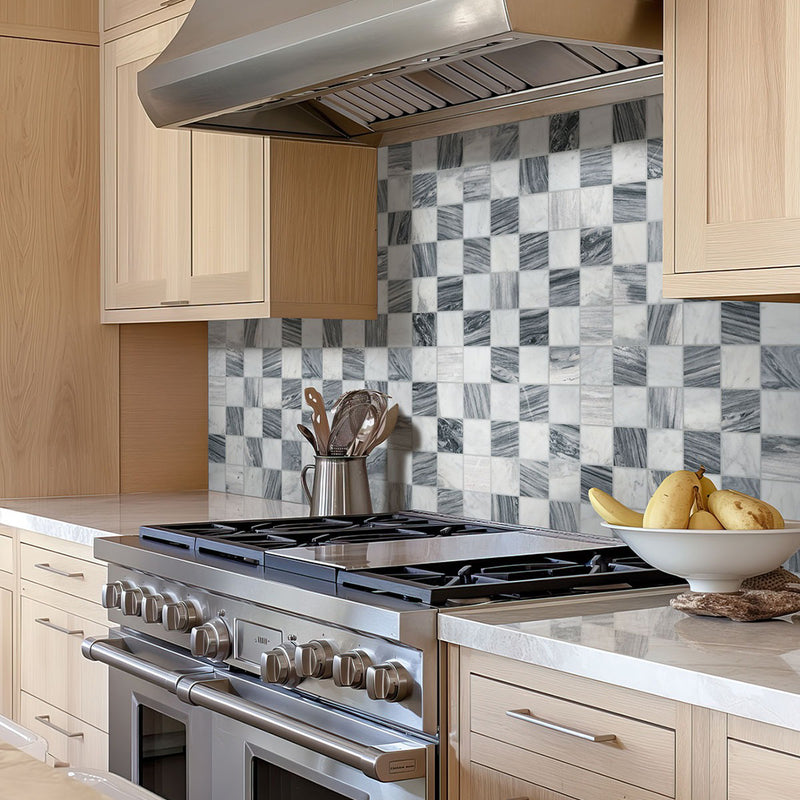 Firenze Blend, 3" x 3" Stone Tile | Kitchen Backsplash & Floor Tile