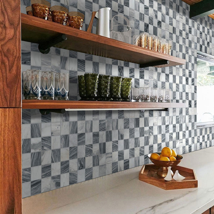 Firenze Blend, 3" x 3" Stone Tile | Kitchen Backsplash & Floor Tile