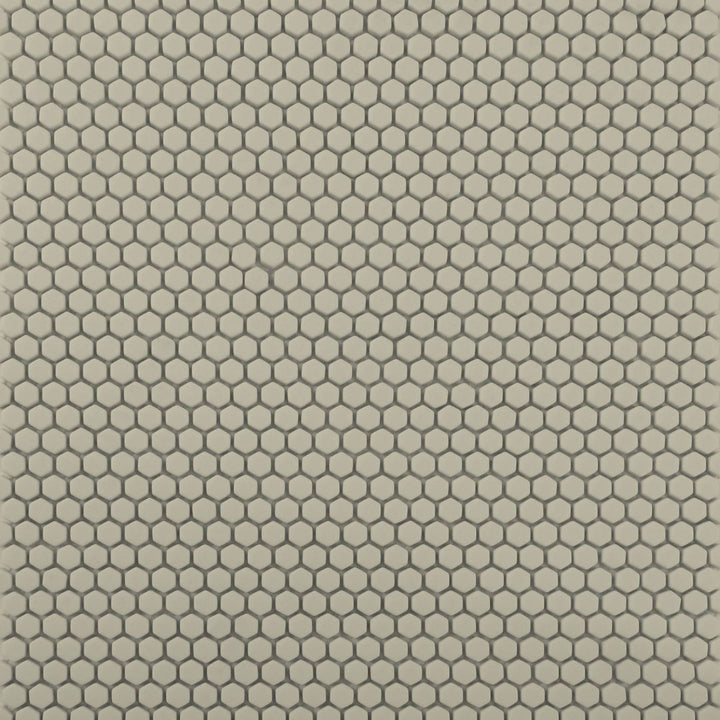 Flaxen Hexagon Glass Mosaic Tile