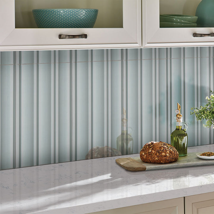 Folk Sky, 7" x 16" | Porcelain Kitchen and Bath Tile by MSI