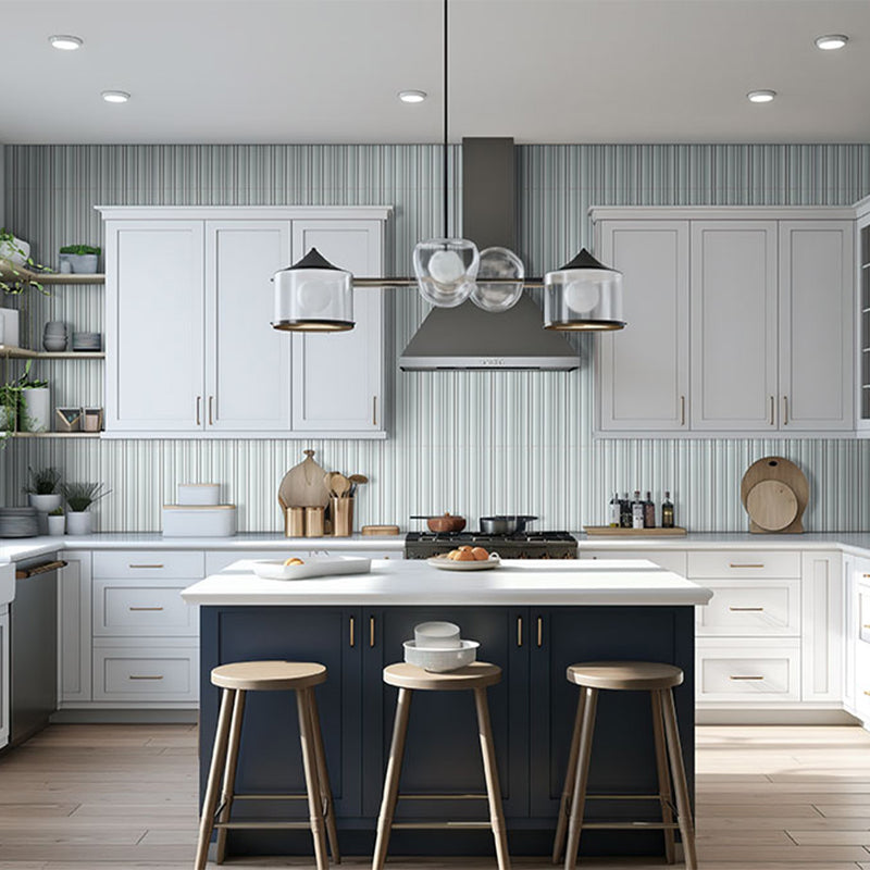 Folk Sky, 7" x 16" | Porcelain Kitchen and Bath Tile by MSI